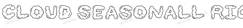 CLOUD SEASONALL RIGH字体转换